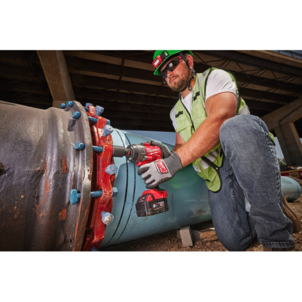 Гайковерт ударний акумуляторний Milwaukee M18 FHIW2F12-0X 18В 1491Нм 0-2000об/хв 1/2" кейс 3.4кг без АКБ та ЗП