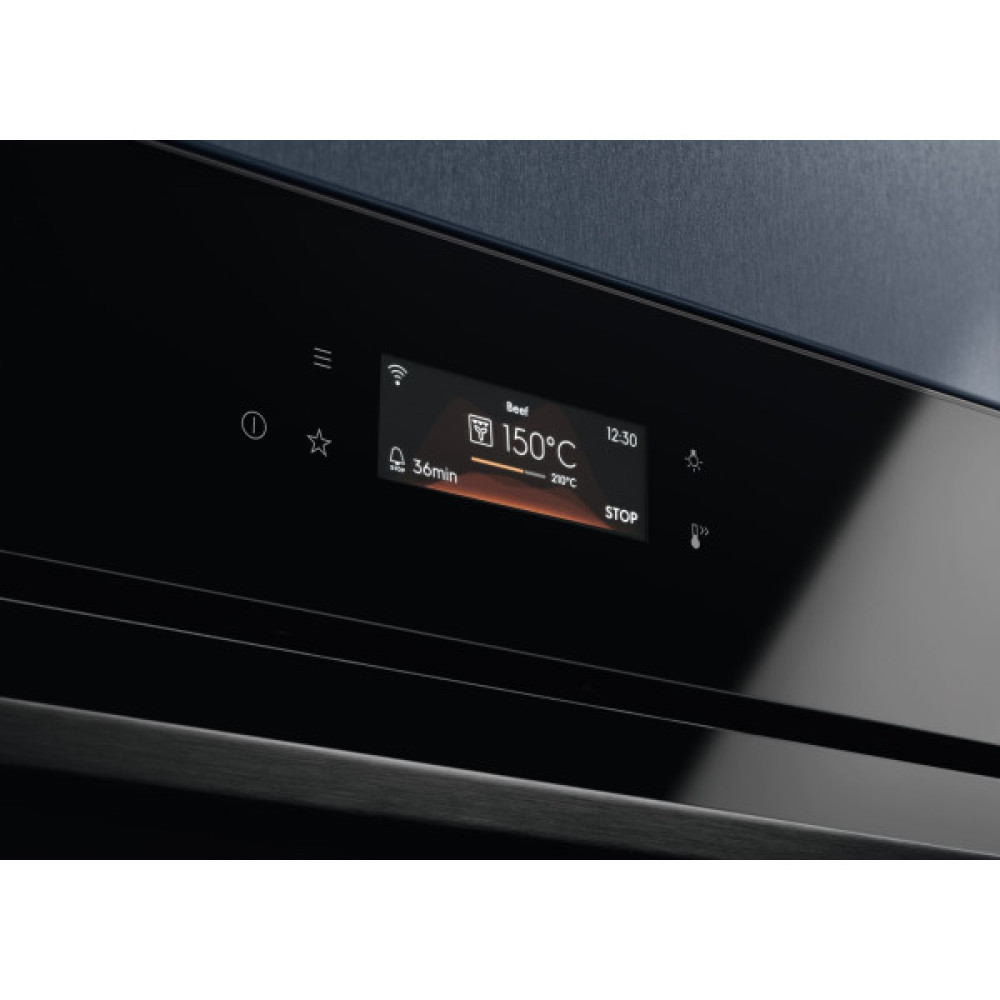 Духова шафа Electrolux електрична компактна, 44л, дисплей, конвекція, ф-ція мікрохвиль, чорний