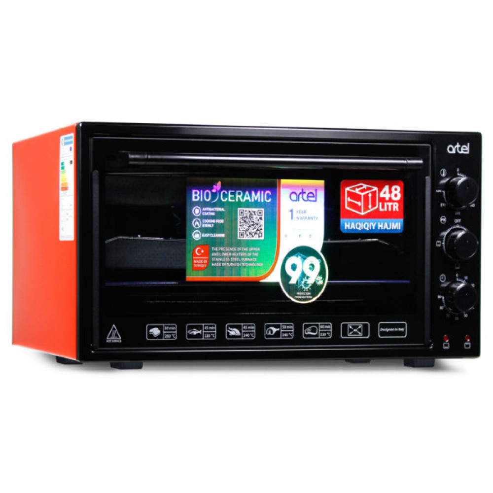 Електропіч Artel MD 4816 Black-red