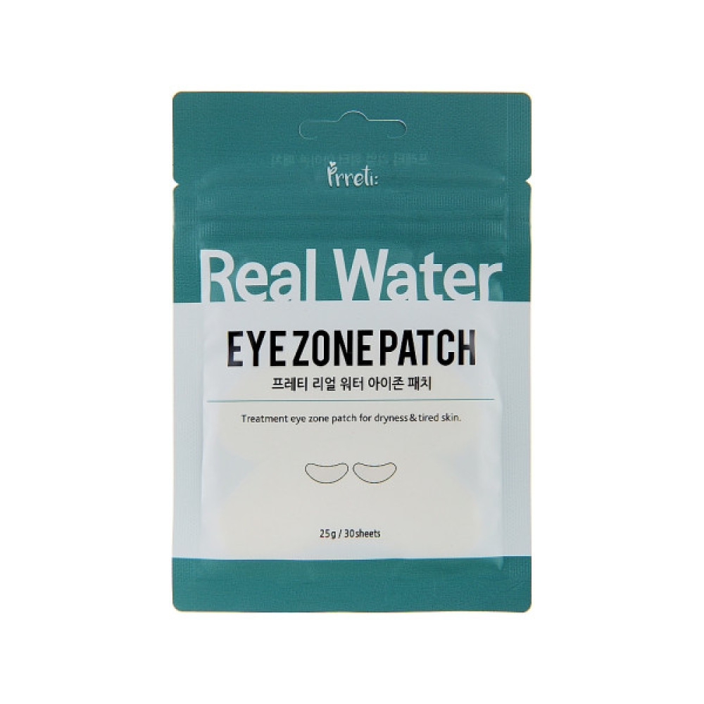 Патчі під очі Prreti Real Water Eye Zone Patch Тканинні 30 шт (8809738322581)
