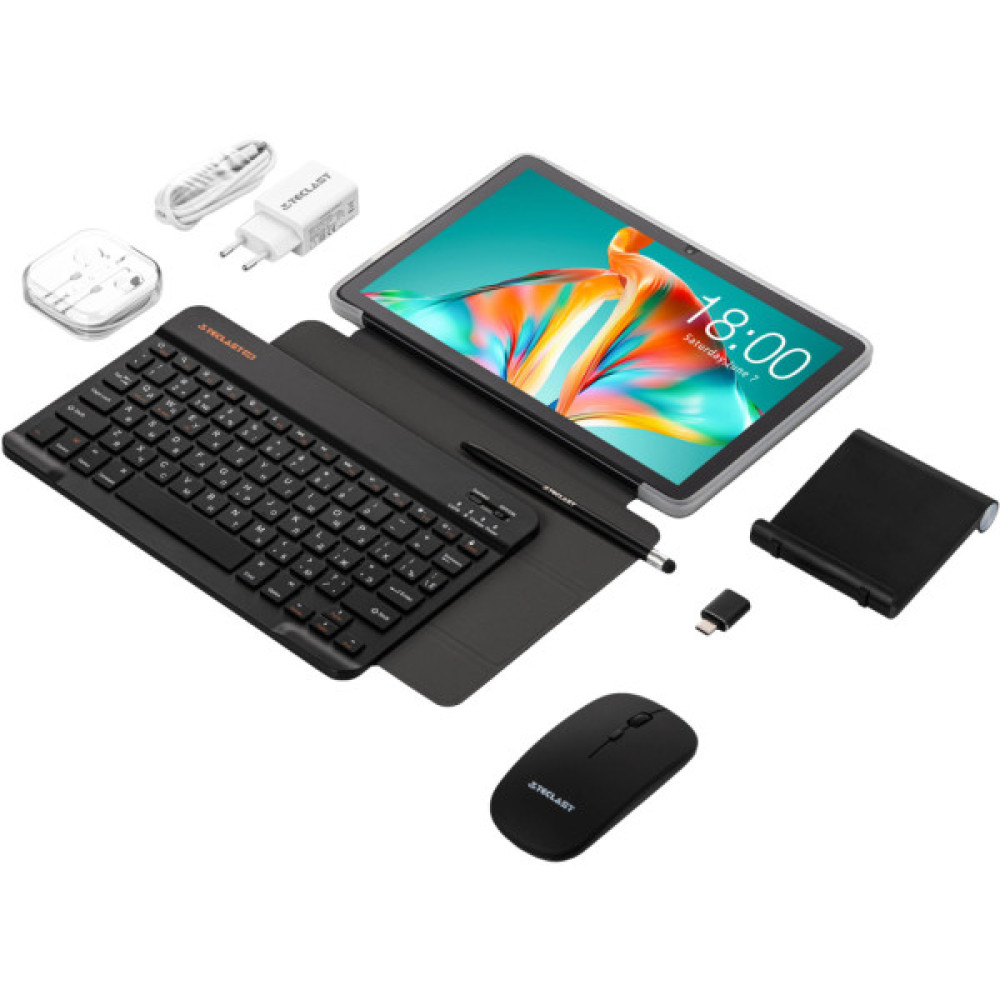 Планшет Teclast P30T KIT 10.1 4/128Gb Wi-Fi Gray Клавіатура/Миша/Навушники/Підставка/Стилус/Чохол (6940709688212)
