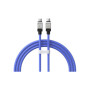 Дата кабель USB-C to USB-C 1.0m CoolPlay Fast Charging 100W blue Baseus (CAKW000203) Дата кабель USB-C to USB-C 1.0m CoolPlay Fast Charging 100W blue Baseus (CAKW000203)