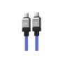 Дата кабель USB-C to USB-C 1.0m CoolPlay Fast Charging 100W blue Baseus (CAKW000203) Дата кабель USB-C to USB-C 1.0m CoolPlay Fast Charging 100W blue Baseus (CAKW000203)