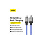 Дата кабель USB-C to USB-C 1.0m CoolPlay Fast Charging 100W blue Baseus (CAKW000203) Дата кабель USB-C to USB-C 1.0m CoolPlay Fast Charging 100W blue Baseus (CAKW000203)