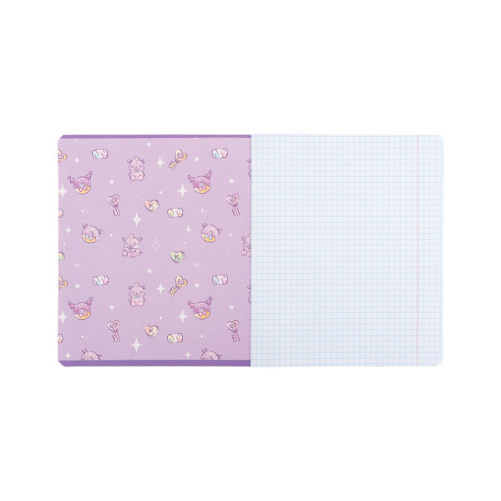 Зошит Kite Kuromi, 12 аркушів, клітинка (HK25-232-3)