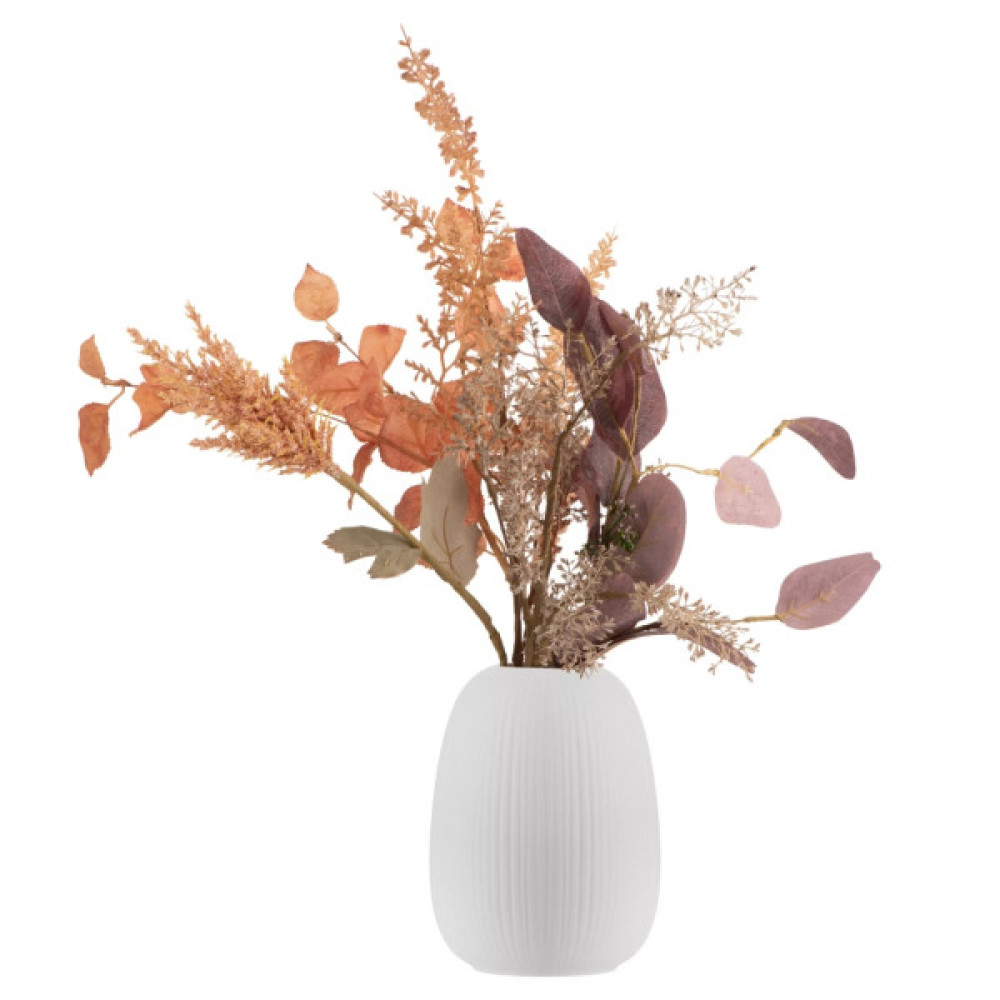 Ваза Ardesto Apulia, 13.2х17.9см, порцеляна, сірий (AR3819G)