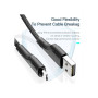 Дата кабель USB 2.0 AM to Micro 5P 1.0m 3A black Essager (EXCM-LS01)