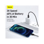 Дата кабель USB-C to Lightning 1.0m 20W Superior Series Black Baseus (CATLYS-A01) Дата кабель USB-C to Lightning 1.0m 20W Superior Series Black Baseus (CATLYS-A01)