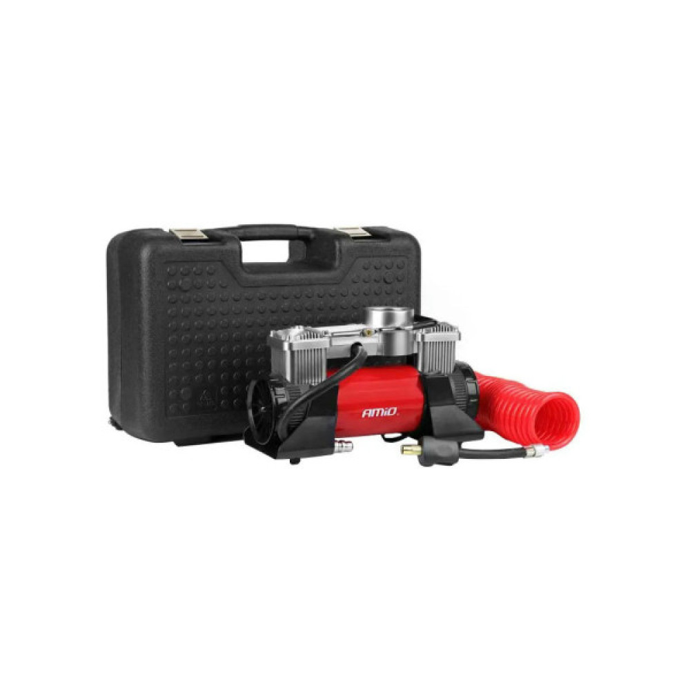 Автомобільний компресор AMiO 12V HQ ACOMP-18 (02640)