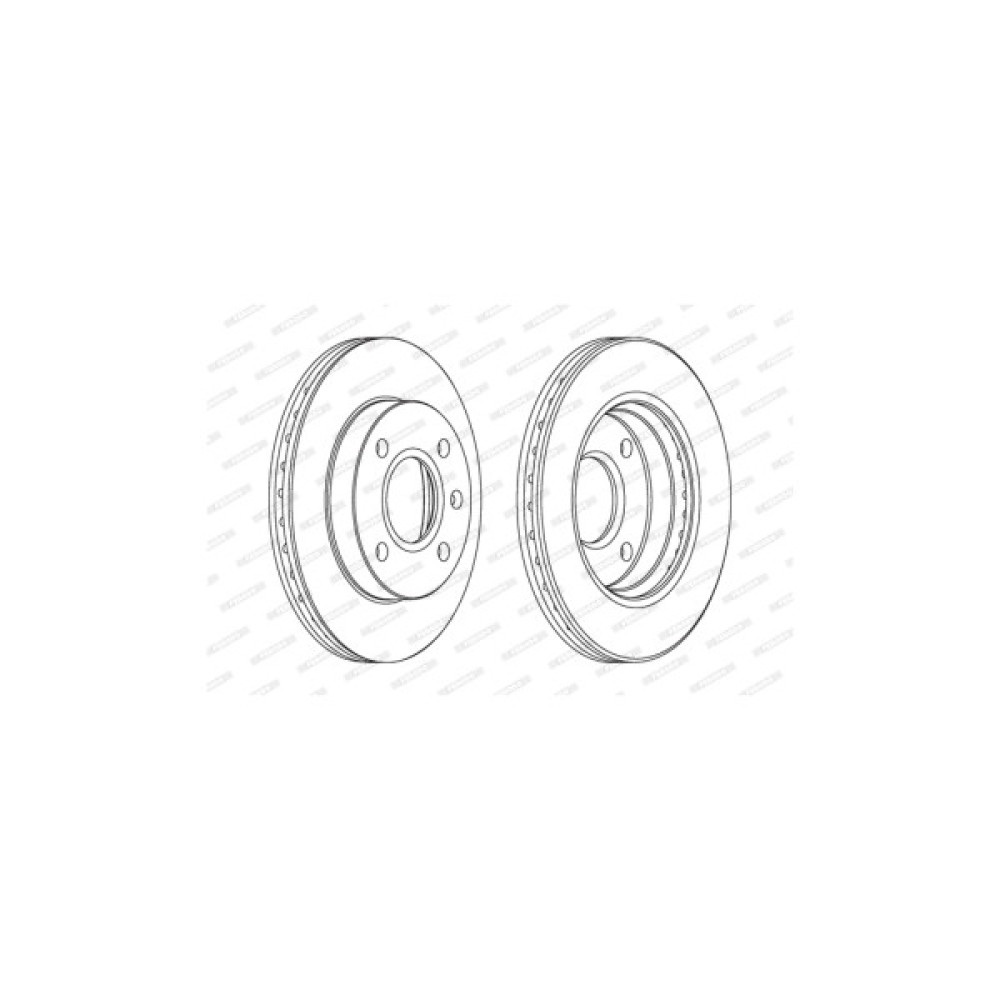 Гальмівний диск FERODO DDF766