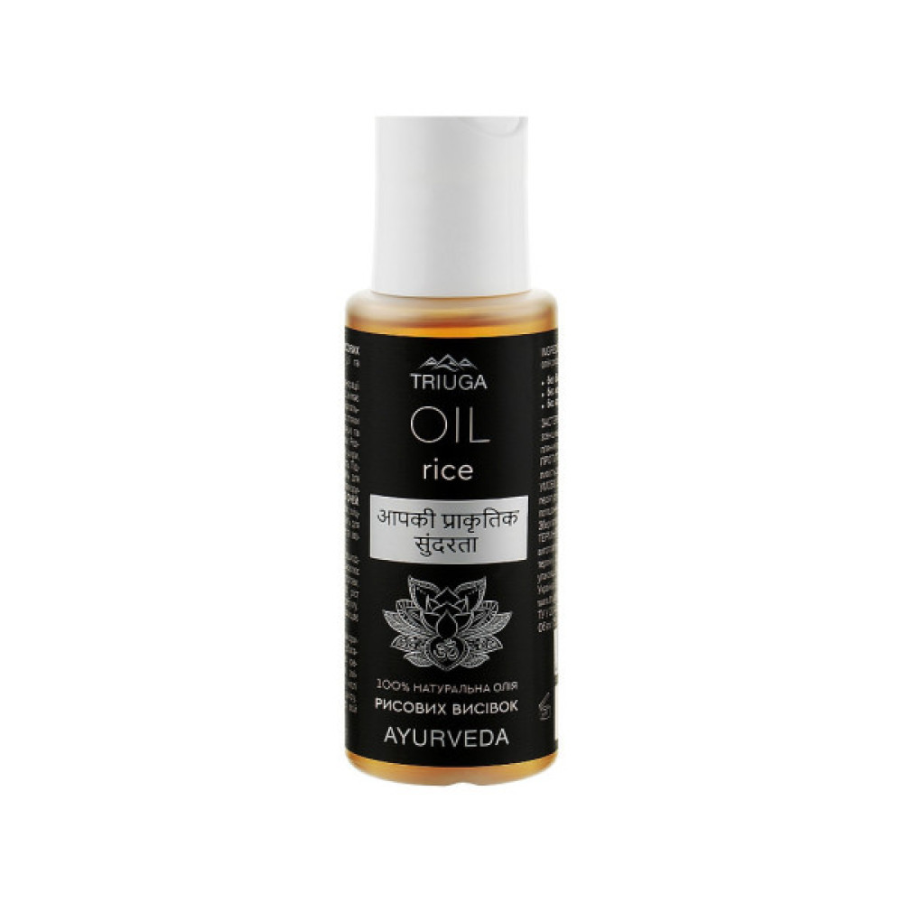 Олія для волосся Triuga Ayurveda Rice Oil Рисові висівки 75 мл (4820164641132)