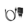 Зарядний пристрій BOROFONE BA36A High Speed USB QC3.0 + cable USB to Micro 5P 18W Black (6931474715982) Зарядний пристрій BOROFONE BA36A High Speed USB QC3.0 + cable USB to Micro 5P 18W Black (6931474715982)