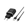 Зарядний пристрій BOROFONE BA36A High Speed USB QC3.0 + cable USB to Micro 5P 18W Black (6931474715982) Зарядний пристрій BOROFONE BA36A High Speed USB QC3.0 + cable USB to Micro 5P 18W Black (6931474715982)