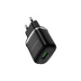 Зарядний пристрій BOROFONE BA36A High Speed USB QC3.0 + cable USB to Micro 5P 18W Black (6931474715982) Зарядний пристрій BOROFONE BA36A High Speed USB QC3.0 + cable USB to Micro 5P 18W Black (6931474715982)