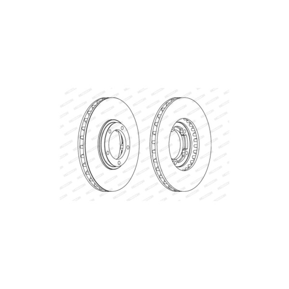 Гальмівний диск FERODO DDF1658