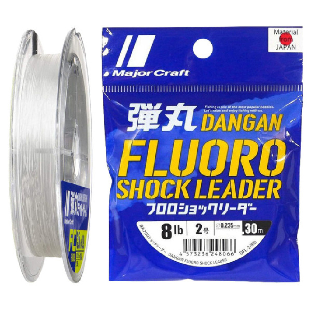 Флюорокарбон Major Craft Dangan Fluoro Shock Leader 30m 10.0/0.522mm 35lb (772.73.79)