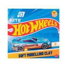 Пластилін Kite Hot Wheels восковий, 8 кольорів, 160 г (HW25-082)