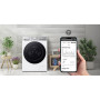 Прально-сушильна машина LG фронтальна, 9(5)кг, 1200, А, 48см, дисплей, пара, інвертор, EcoHybrid, білий