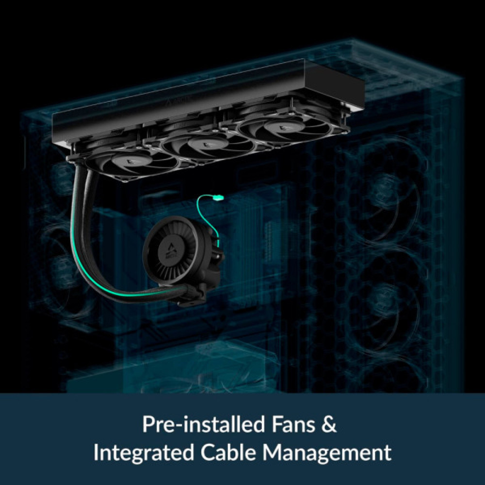 Система рідинного охолодження Arctic Liquid Freezer III Pro 360 (Black) (ACFRE00180A)