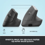 Мишка Logitech Lift Vertical Ergonomic Wireless/Bluetooth Graphite (910-006473) Мишка Logitech Lift Vertical Ergonomic Wireless/Bluetooth Graphite (910-006473)