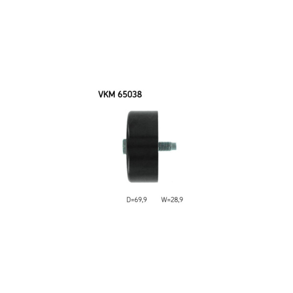 Ролик натягувача ременя SKF VKM 65038