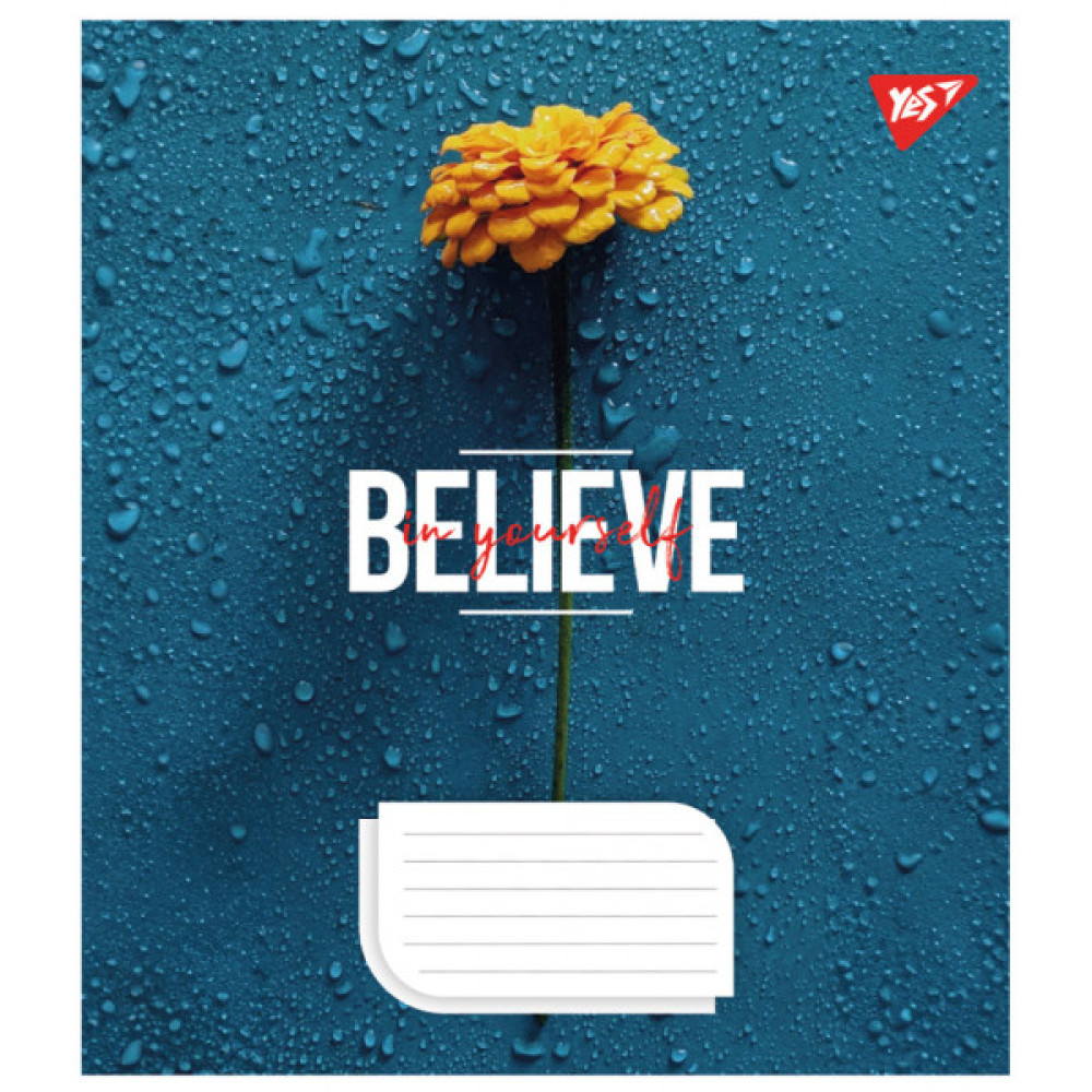Зошит Yes Believe in yourself 48 аркушів клітинка (767104)