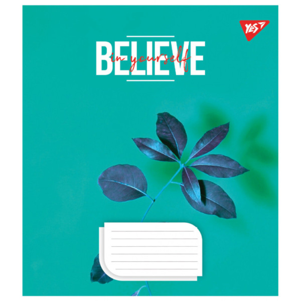 Зошит Yes Believe in yourself 48 аркушів клітинка (767104)