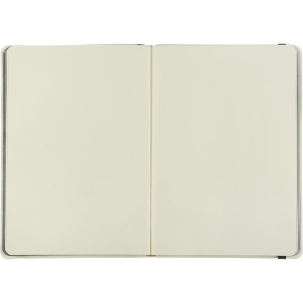 Книга записна Buromax Etalon 125x195 мм 96 листів без лінівки обкладинка зі штучної шкіри Біла (BM.291060-12)