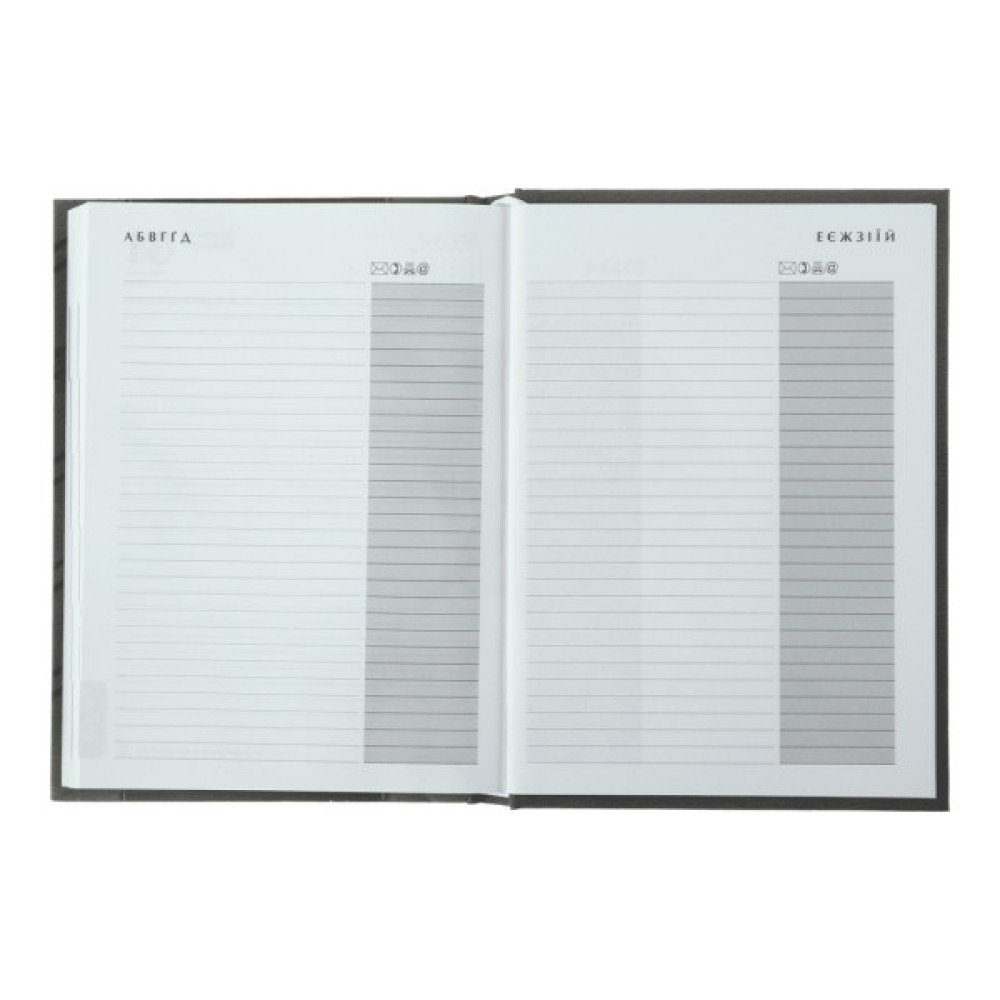 Тижневик Buromax датований 2025 MONOCHROME A5 бордовий (BM.2160-13)