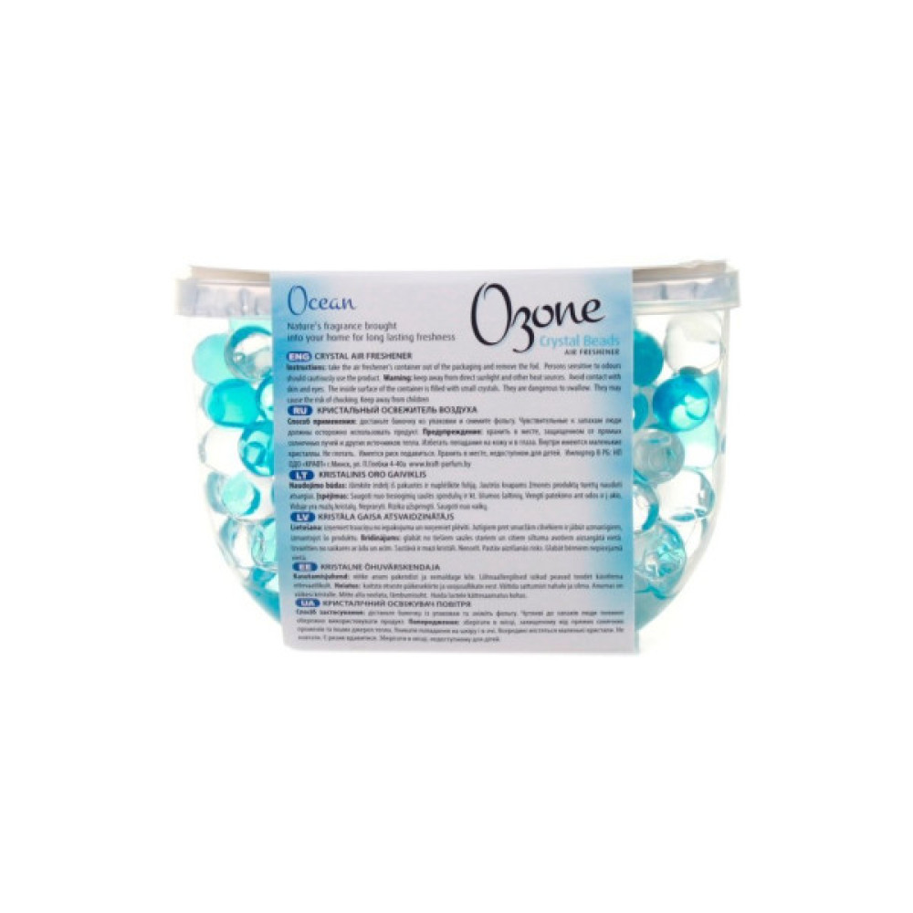 Освіжувач повітря Ozone Crystal Beads Кристалічний на основі гелю Океан 150 г (4770416340583)