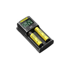 Зарядний пристрій для акумуляторів Nitecore Digicharger UM2 (2 channels, LCD дисп.,Li-ion, Ni-MH/Ni-Cd, (11454) Зарядний пристрій для акумуляторів Nitecore Digicharger UM2 (2 channels, LCD дисп.,Li-ion, Ni-MH/Ni-Cd, (11454)