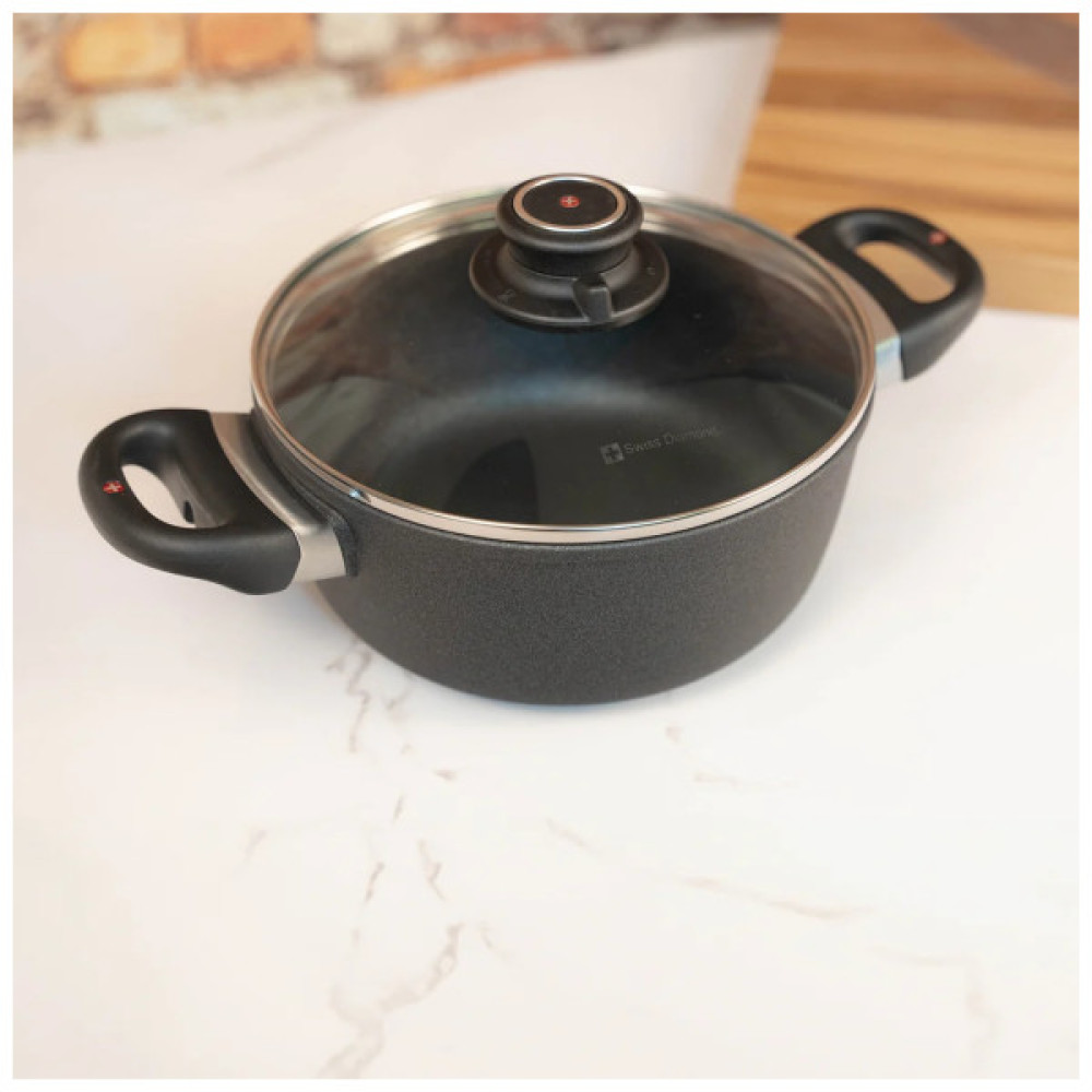 Каструля Swiss Diamond XD Induction з кришкою 2,2 л, 20 см (XD6820ic)