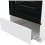 Плита Gorenje комбінована, 70л, 50x60см, дисплей, чавун, білий