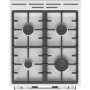 Плита Gorenje комбінована, 70л, 50x60см, дисплей, чавун, білий