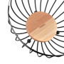 Фруктовниця Ardesto Midori 25х25х13см, метал, дерево, чорний (AR0904B)