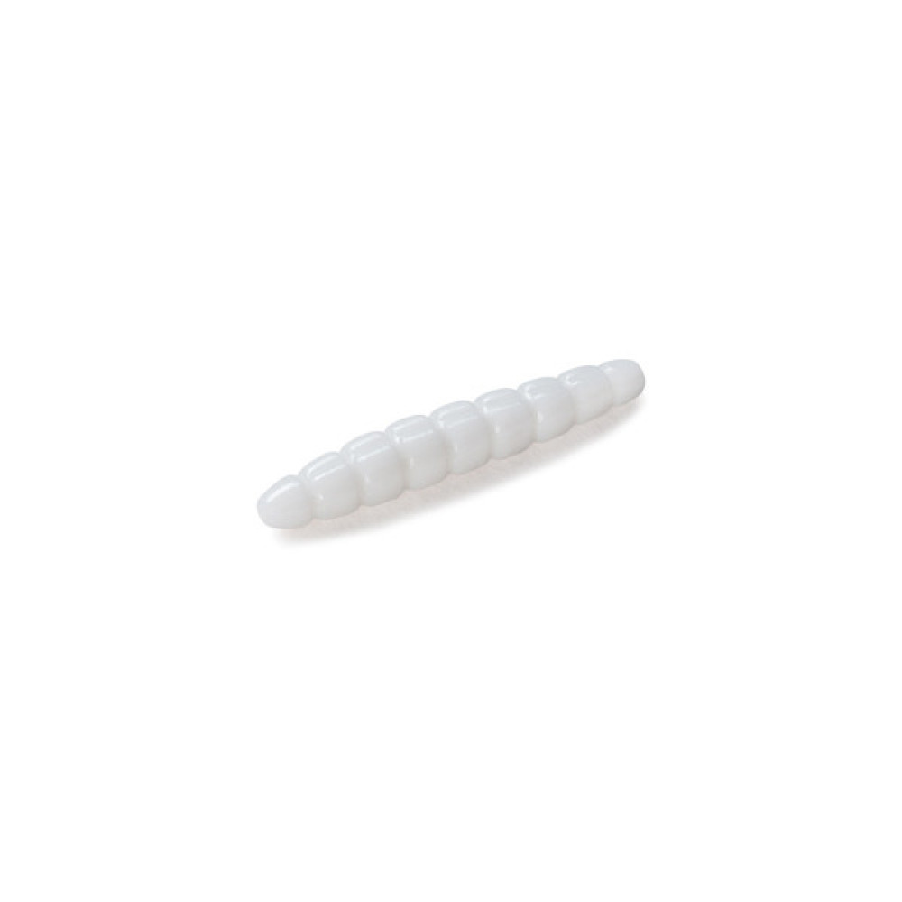 Силікон рибальський FishUP Morio 1.2" 009 - White, cheese taste (12шт/уп) (1864.03.38)