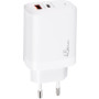 Зарядний пристрій XoKo 1xUSB-C PD45W + 1xUSB QC3.0 GaN white (XK-QC-450)