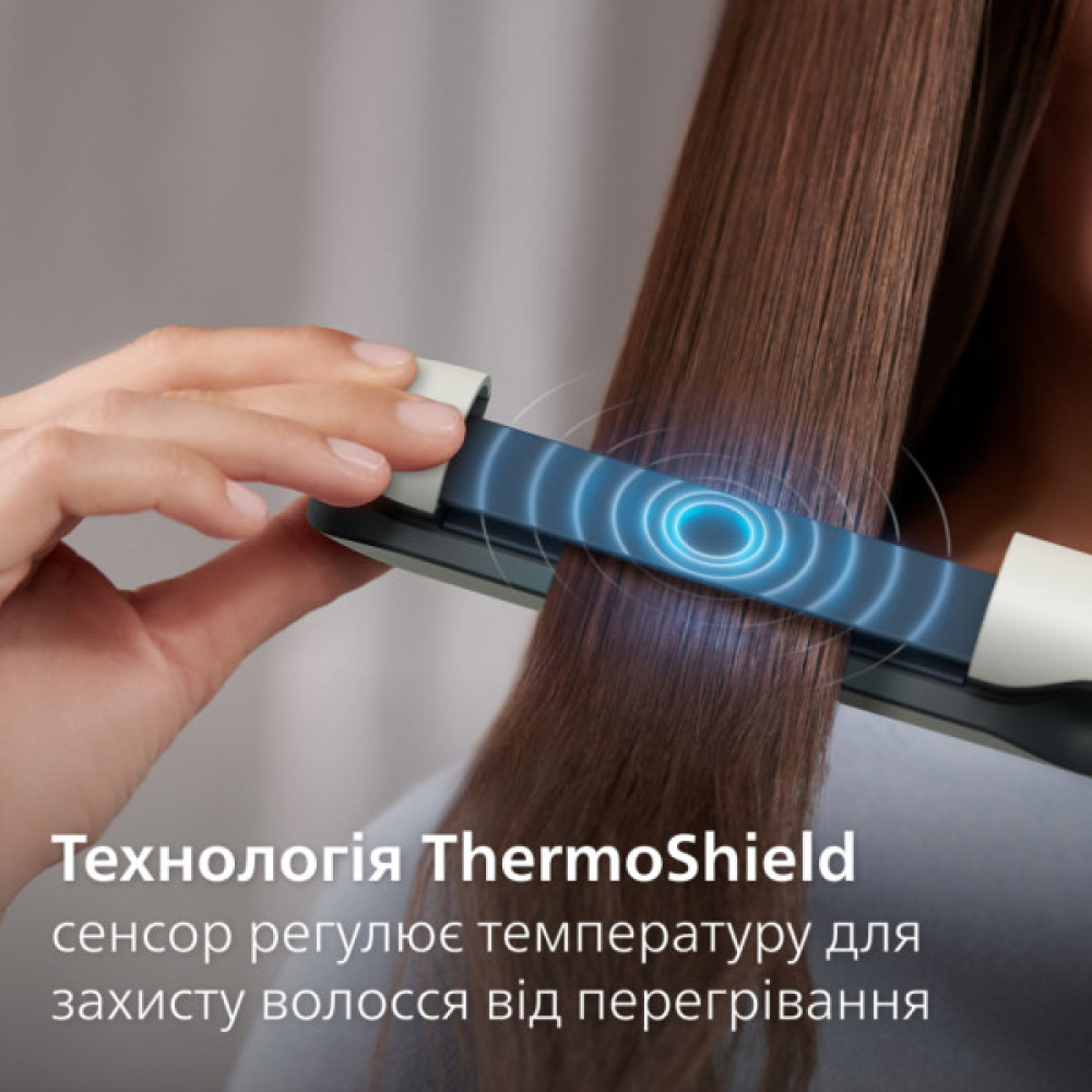 Вирівнювач для волосся Philips 5000 Series, темп.режимов-12, 120230 °C, кераміка, білий (BHS515/00)