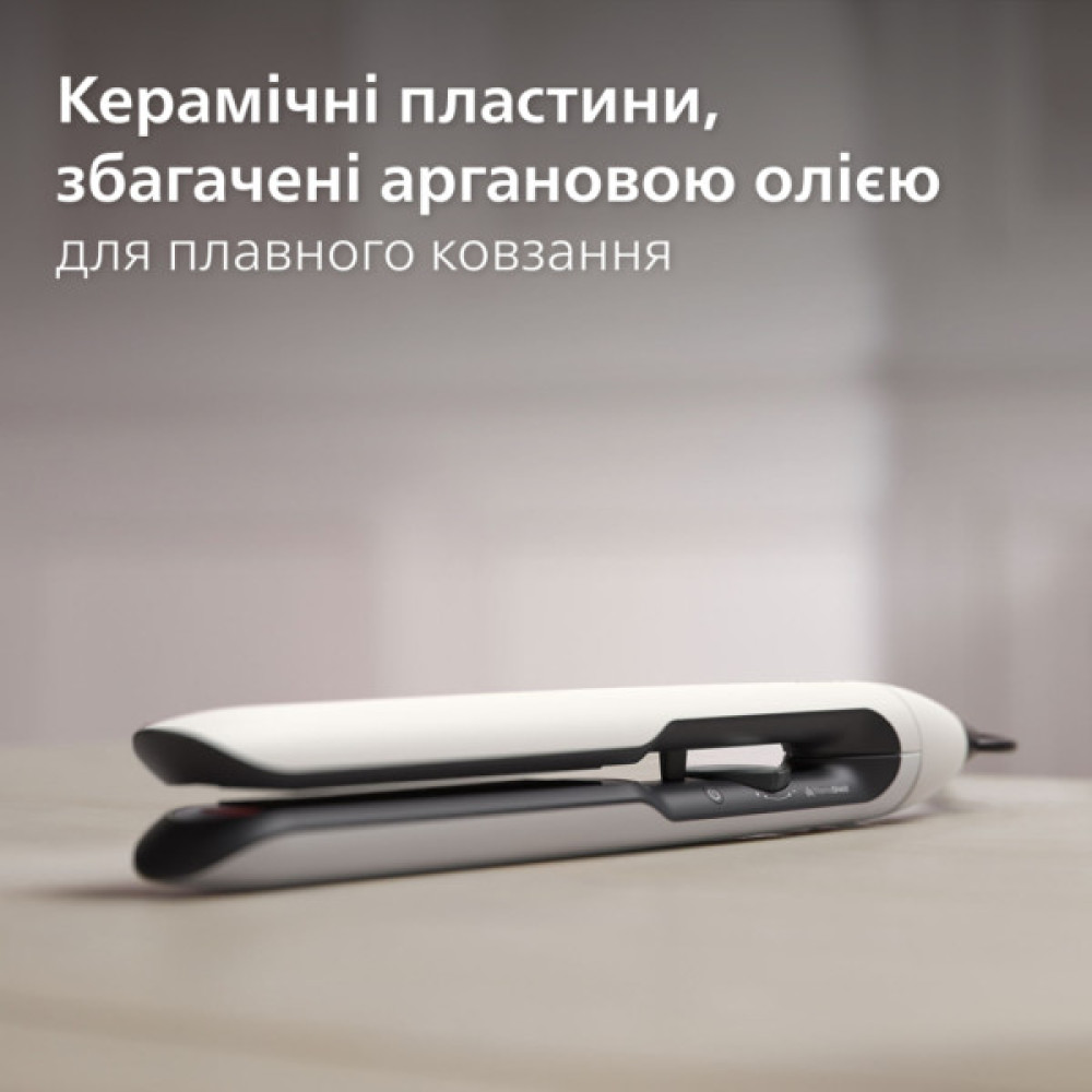 Вирівнювач для волосся Philips 5000 Series, темп.режимов-12, 120230 °C, кераміка, білий (BHS515/00)