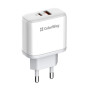 Зарядний пристрій ColorWay Power Delivery Port PPS USB (Type-C PD+ USB QC3.0) (45W) white (CW-CHS042PD-WT) Зарядний пристрій ColorWay Power Delivery Port PPS USB (Type-C PD+ USB QC3.0) (45W) white (CW-CHS042PD-WT)