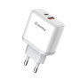Зарядний пристрій ColorWay Power Delivery Port PPS USB (Type-C PD+ USB QC3.0) (45W) white (CW-CHS042PD-WT) Зарядний пристрій ColorWay Power Delivery Port PPS USB (Type-C PD+ USB QC3.0) (45W) white (CW-CHS042PD-WT)