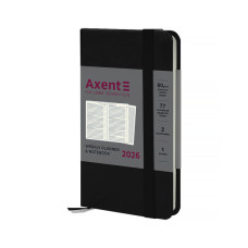 Тижневик Axent датований 2026 Pocket Strong 90х150, чорний (8508-26-01-A)
