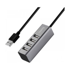 Концентратор HOCO USB 2.0 to 4xUSB Line machine HB1 Tarnish (6957531038139) Концентратор HOCO USB 2.0 to 4xUSB Line machine HB1 Tarnish (6957531038139)