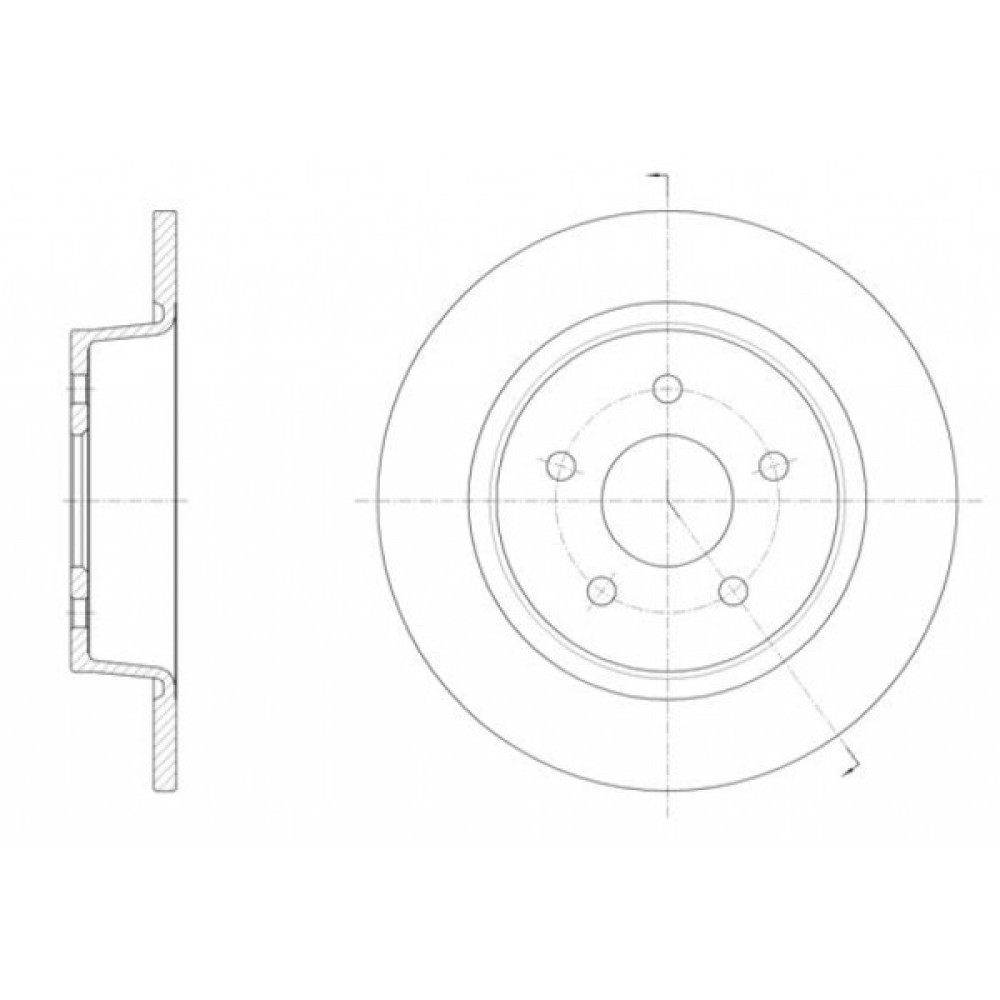 Гальмівний диск REMSA 61459.00