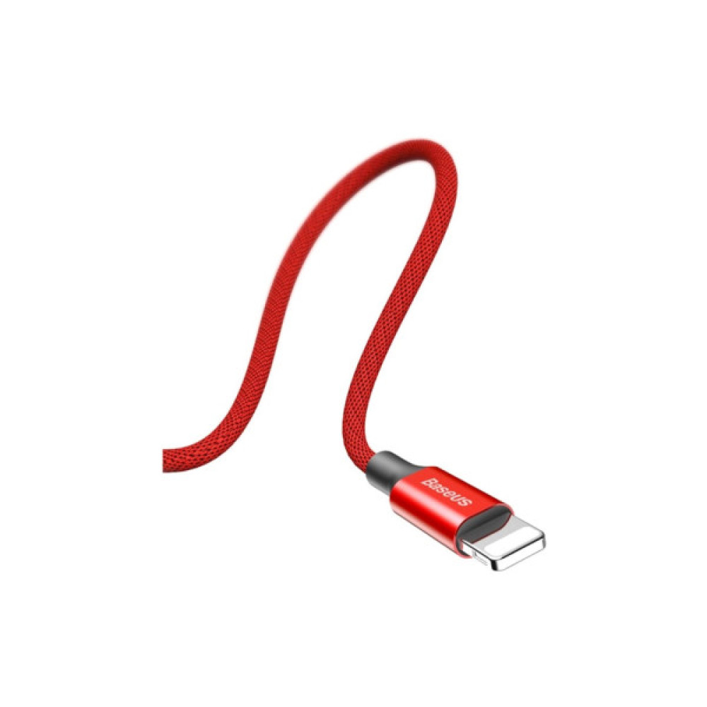 Дата кабель USB 2.0 AM to Lightning 1.8m red Baseus (CALYW-A09)