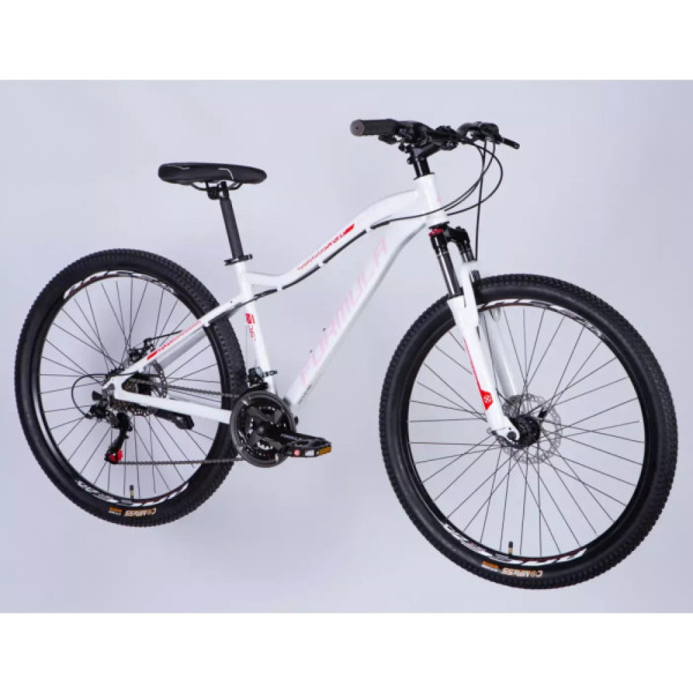 Велосипед Formula 27.5" ALPINA DD FR рама-16" AL 2026 білий з рожевим (OPS-FR-27.5-292)