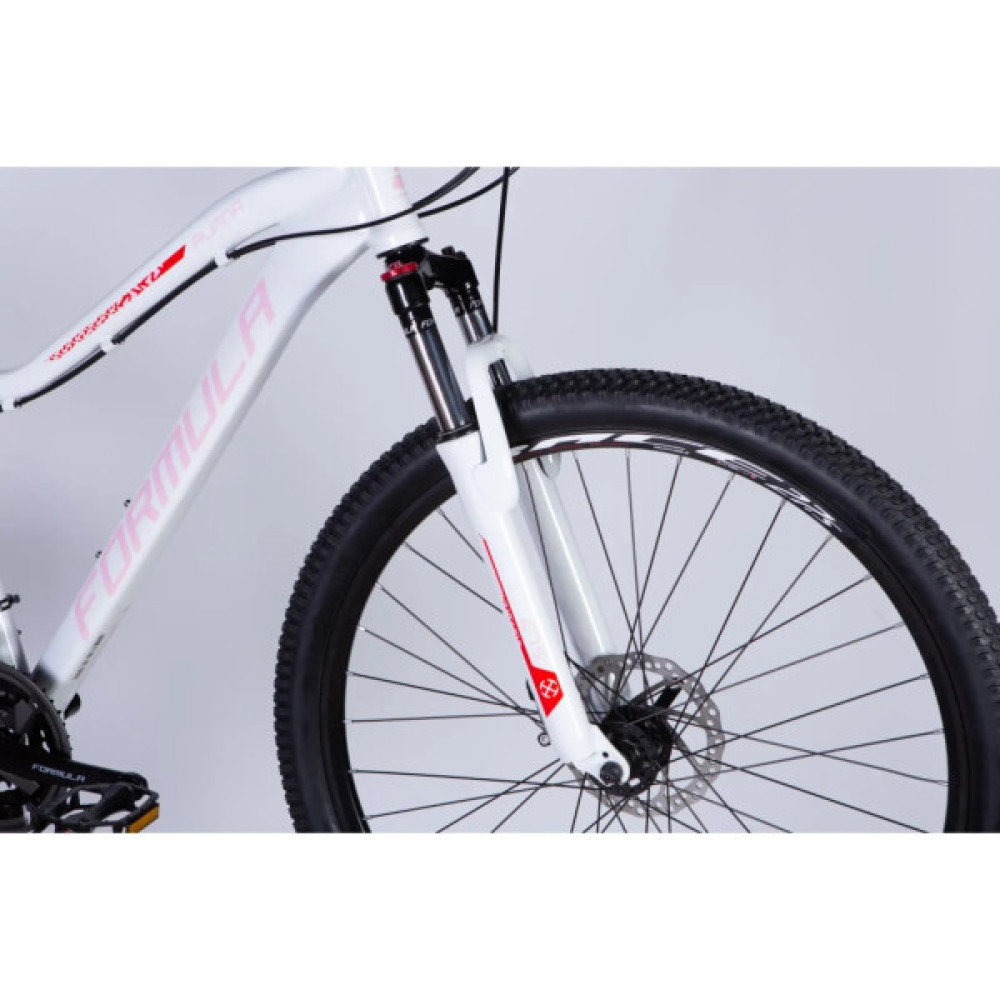 Велосипед Formula 27.5" ALPINA DD FR рама-16" AL 2026 білий з рожевим (OPS-FR-27.5-292)