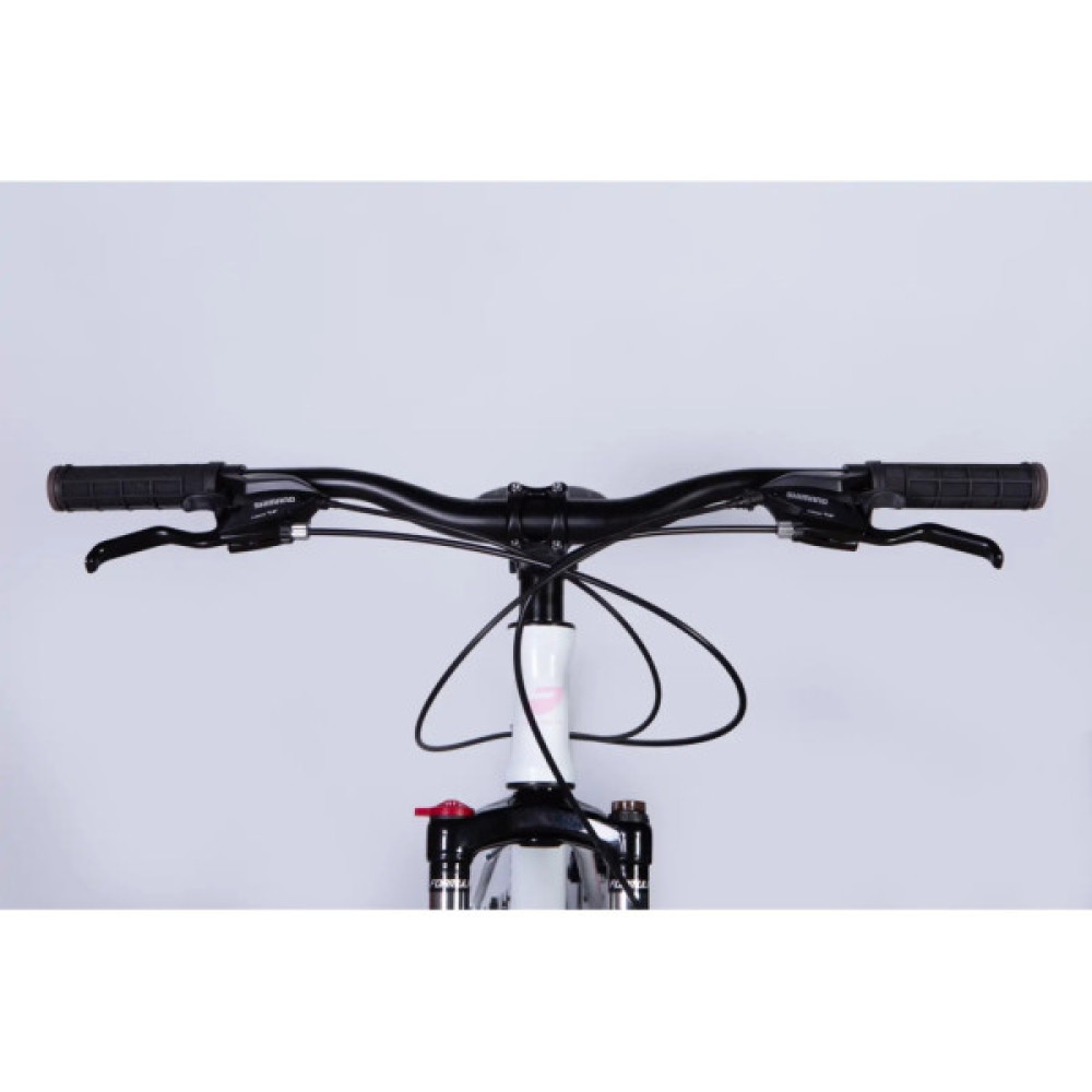 Велосипед Formula 27.5" ALPINA DD FR рама-16" AL 2026 білий з рожевим (OPS-FR-27.5-292)