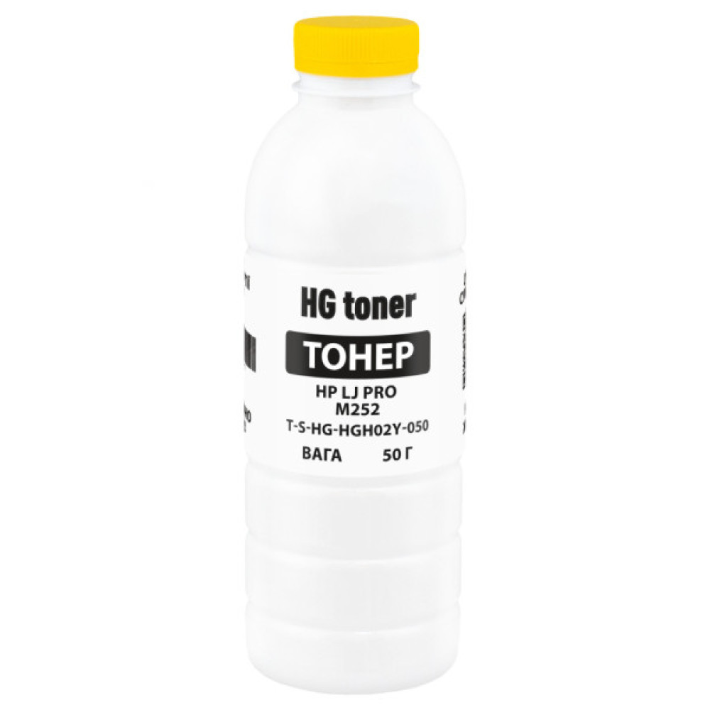 Тонер HP CLJ Pro M252 50г, yellow HG (TSM-HGH02Y-050)