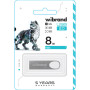 USB флеш накопичувач Wibrand 8GB Irbis Silver USB 2.0 (WI2.0/IR8U3S) USB флеш накопичувач Wibrand 8GB Irbis Silver USB 2.0 (WI2.0/IR8U3S)